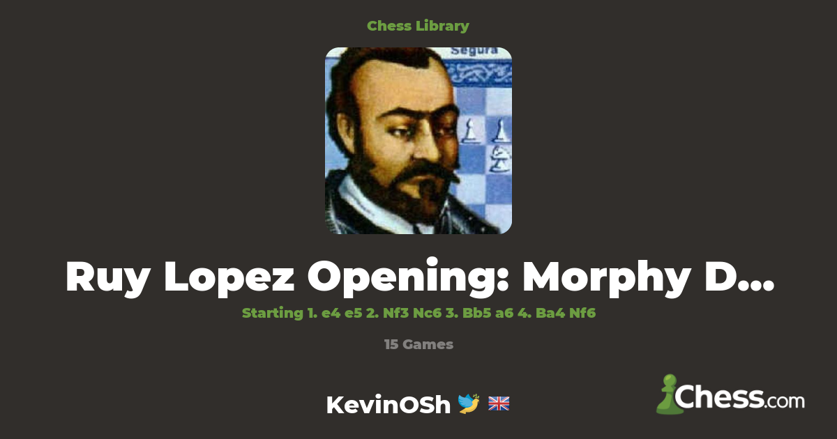 Ruy Lopez Opening: Morphy Defense